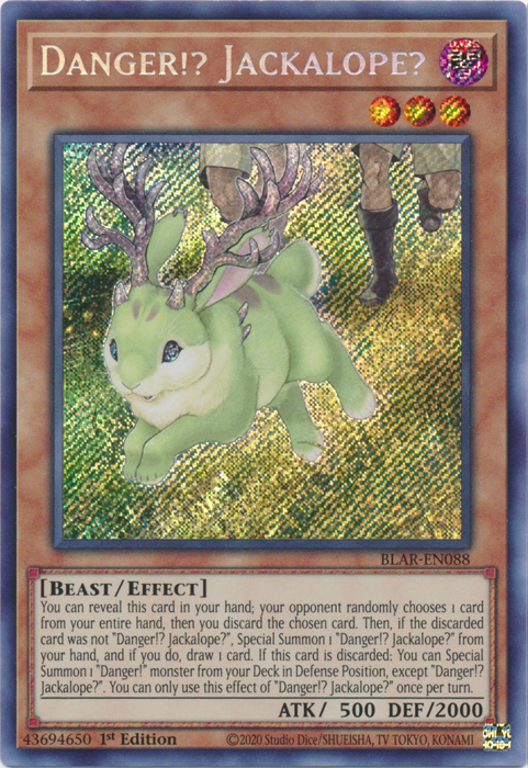 Danger!? Jackalope? [BLAR-EN088] Secret Rare | Odin's Place