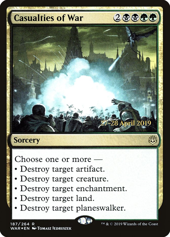 Casualties of War (187) [War of the Spark Prerelease Promos] | Odin's Place
