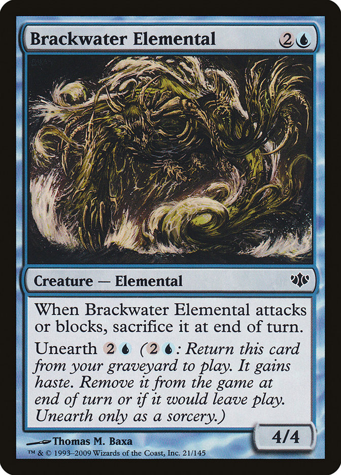 Brackwater Elemental (21) [Conflux] | Odin's Place