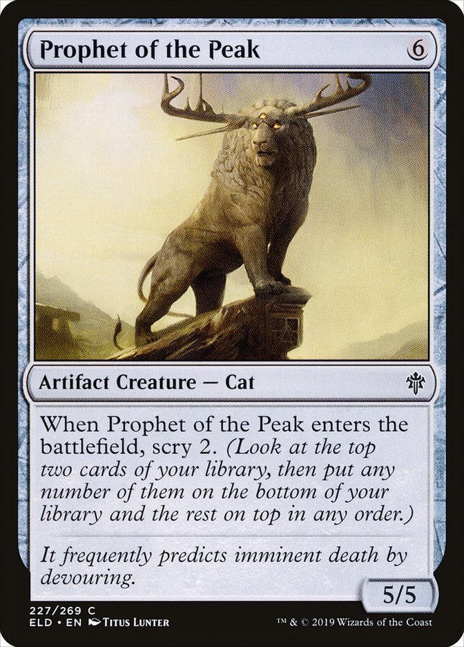 Prophet of the Peak [Throne of Eldraine] | Odin's Place