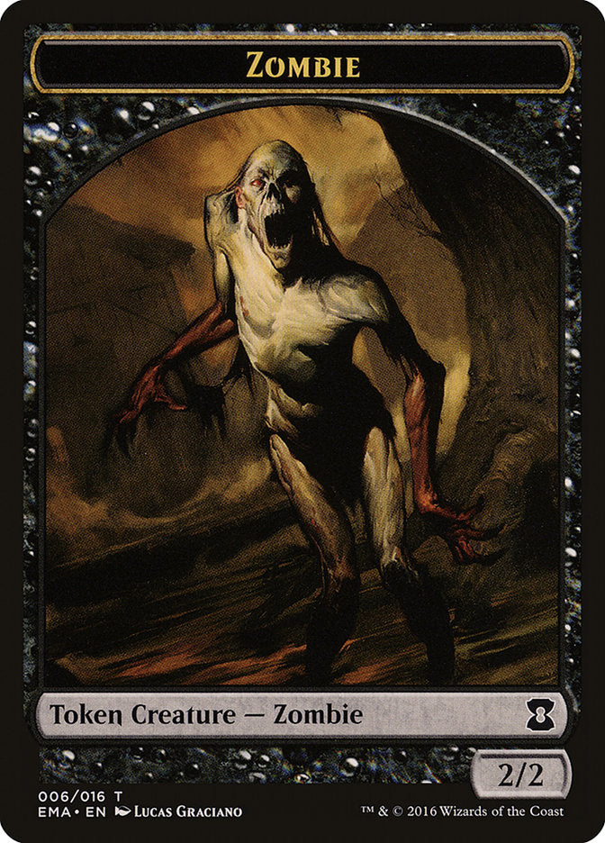 Zombie Token (6) [Eternal Masters Tokens] | Odin's Place