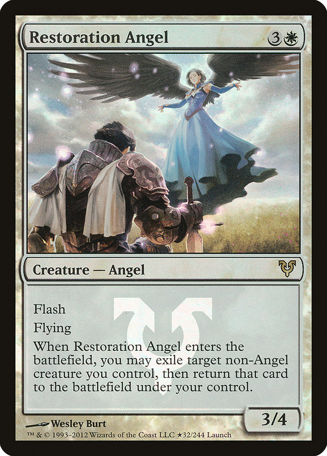 Restoration Angel (32) (Launch) [Avacyn Restored Prerelease Promos] | Odin's Place