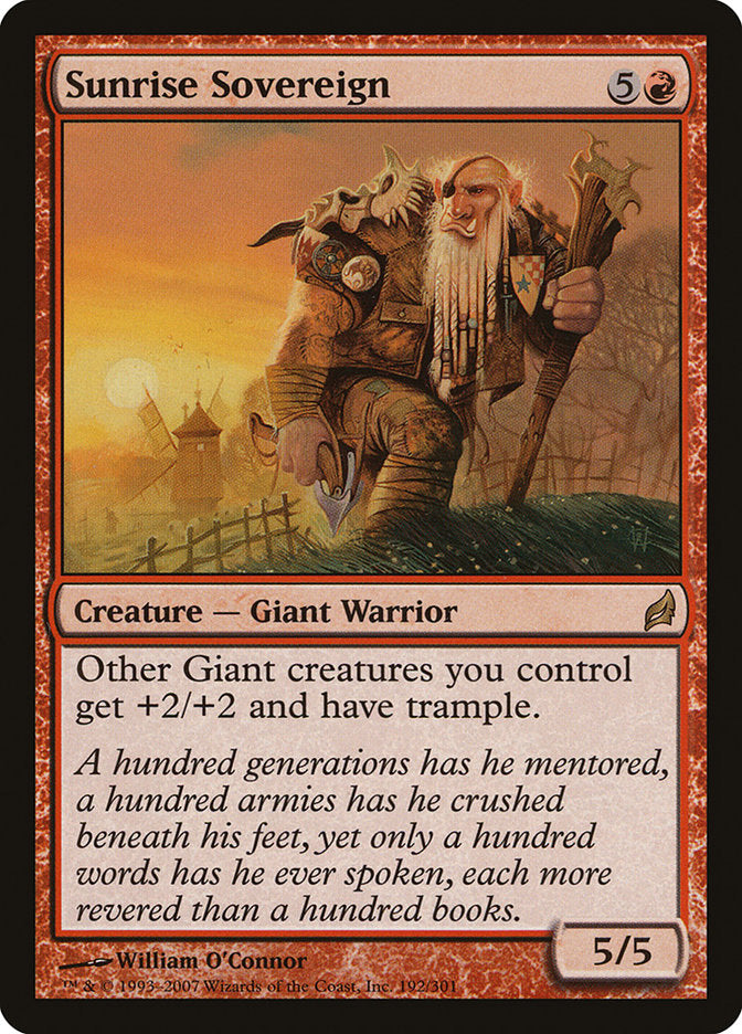Sunrise Sovereign (192) [Lorwyn] | Odin's Place