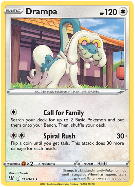 Drampa (119/163) [Sword & Shield: Battle Styles] | Odin's Place