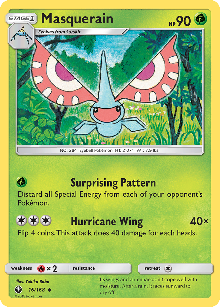Masquerain (16/168) [Sun & Moon: Celestial Storm] | Odin's Place