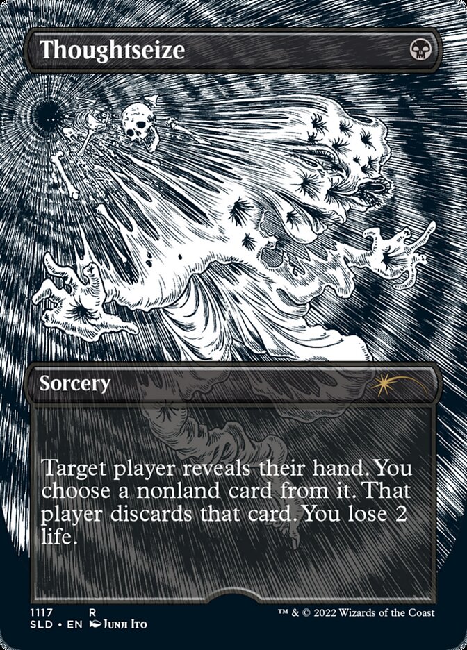 Thoughtseize (Borderless) [Secret Lair Drop Series] | Odin's Place
