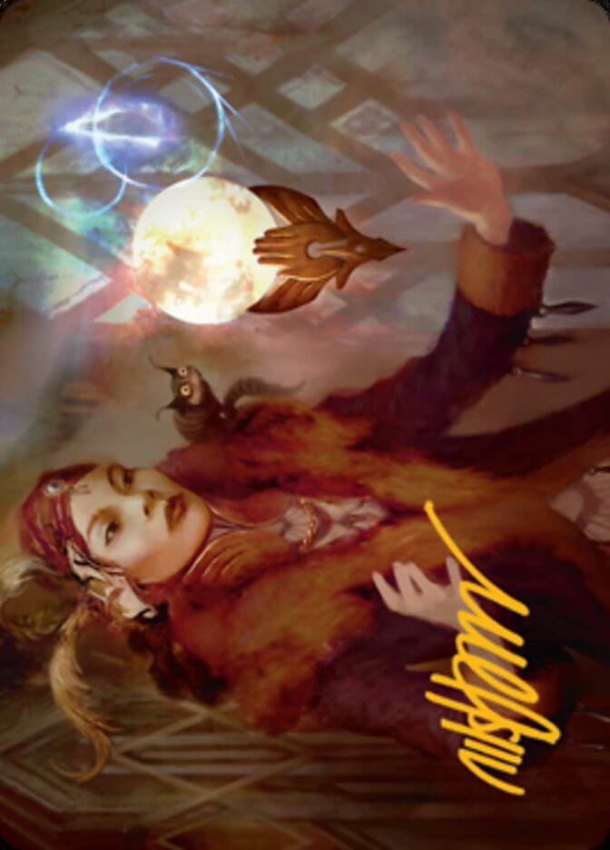 Misfortune Teller Art Card (Gold-Stamped Signature) [Streets of New Capenna Art Series] | Odin's Place