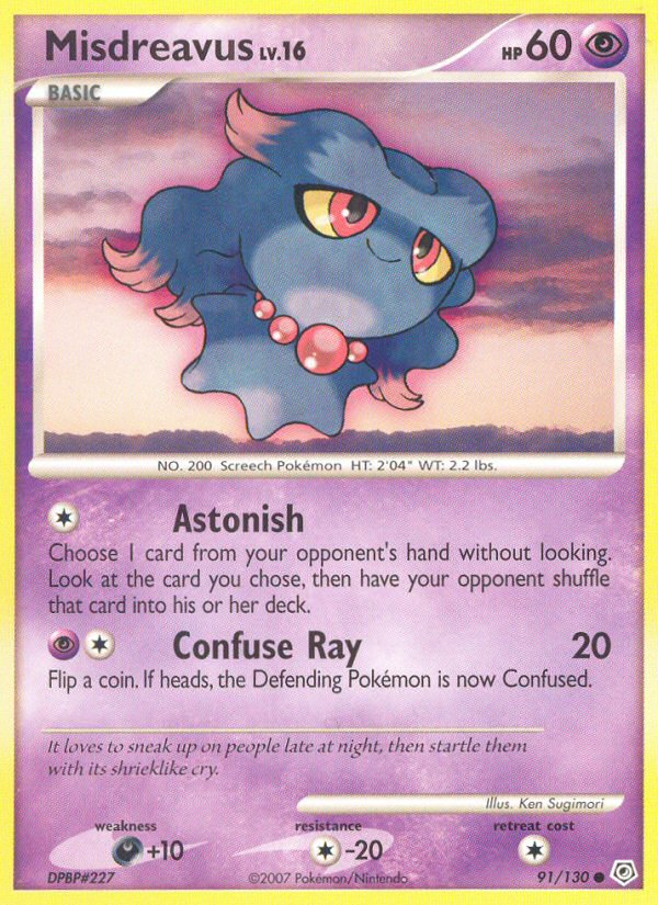 Misdreavus (91/130) [Diamond & Pearl: Base Set] | Odin's Place