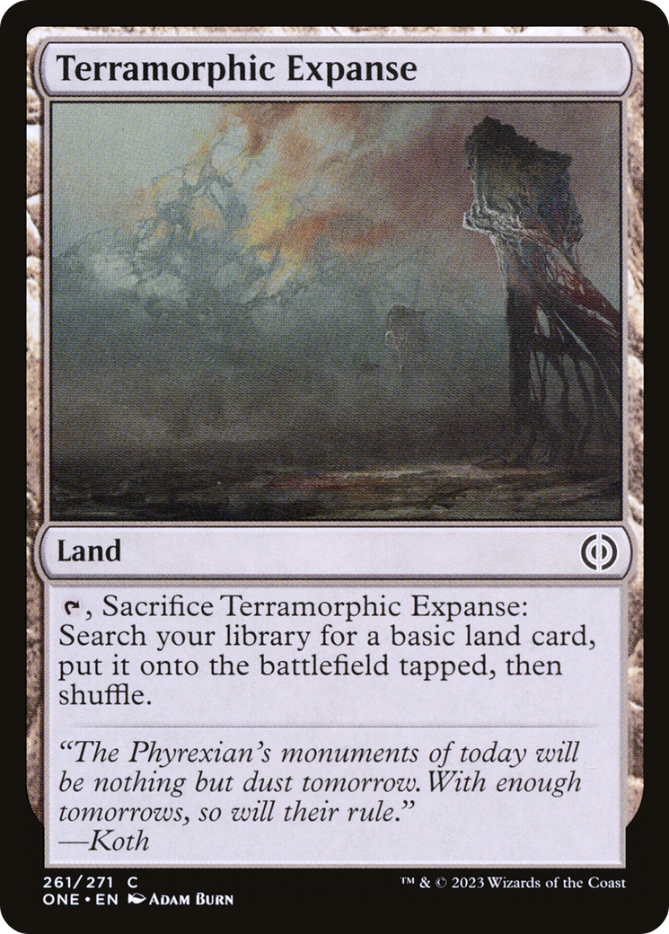 Terramorphic Expanse [Phyrexia: All Will Be One] | Odin's Place
