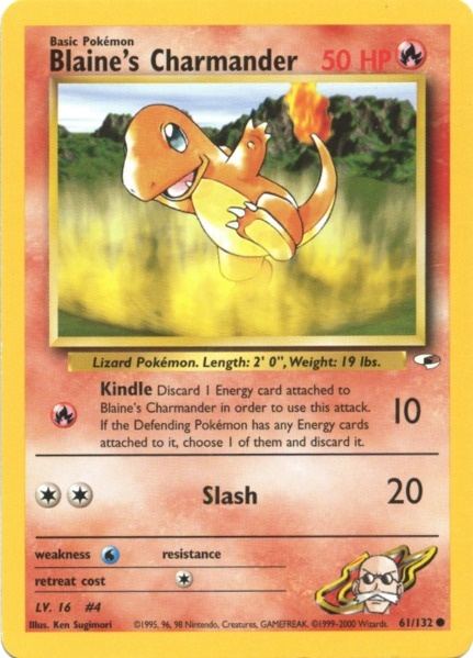 Blaine's Charmander (61/132) [Gym Heroes Unlimited] | Odin's Place