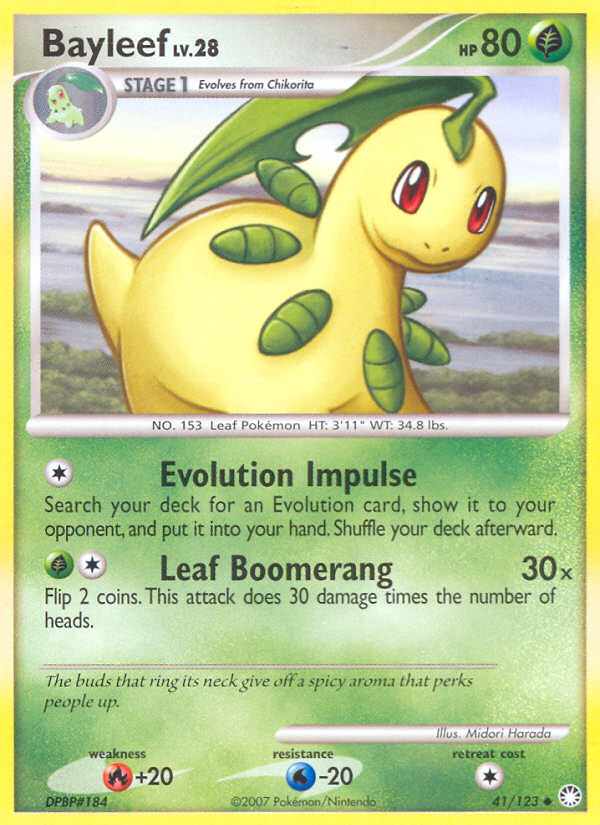 Bayleef (41/123) [Diamond & Pearl: Mysterious Treasures] | Odin's Place