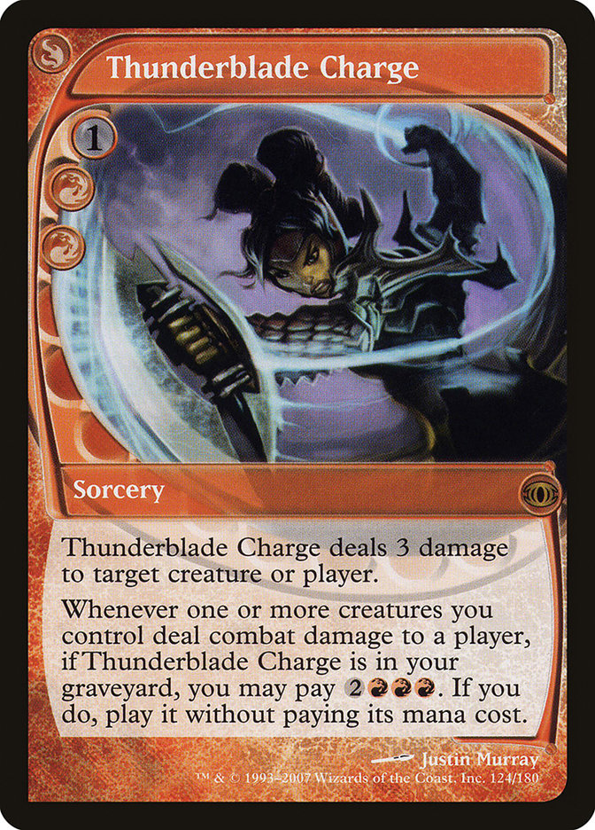 Thunderblade Charge (124) [Future Sight] | Odin's Place