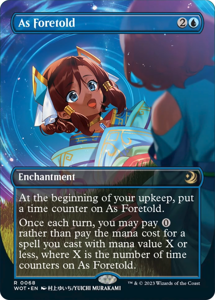 As Foretold (Anime Borderless) [Wilds of Eldraine: Enchanting Tales] | Odin's Place