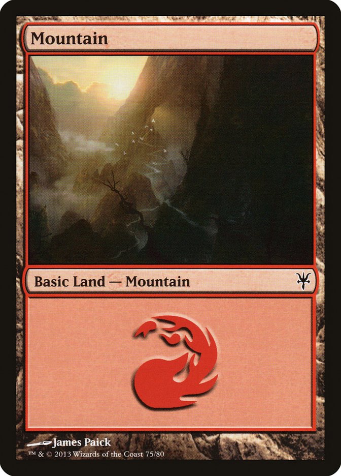 Mountain (75) [Duel Decks: Sorin vs. Tibalt] | Odin's Place
