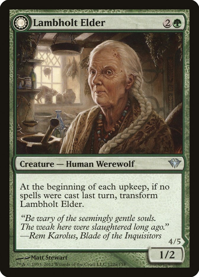 Lambholt Elder // Silverpelt Werewolf [Dark Ascension] | Odin's Place