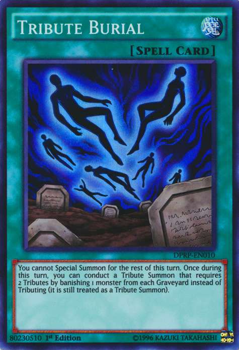 Tribute Burial [DPRP-EN010] Super Rare | Odin's Place