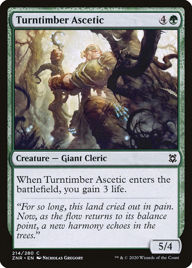 Turntimber Ascetic [Zendikar Rising] | Odin's Place