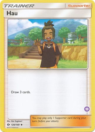 Hau (120/149) (Deck Exclusive #19) [Sun & Moon: Trainer Kit - Alolan Sandslash] | Odin's Place