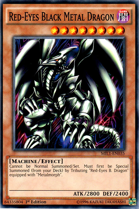 Red-Eyes Black Metal Dragon [MIL1-EN035] Common | Odin's Place