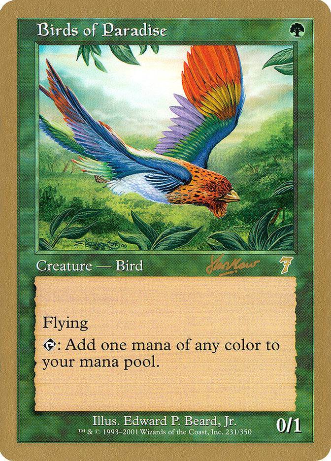 Birds of Paradise (Sim Han How) [World Championship Decks 2002] | Odin's Place