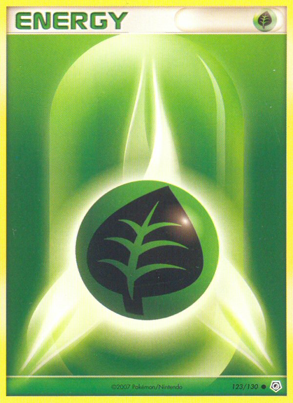 Grass Energy (123/130) [Diamond & Pearl: Base Set] | Odin's Place