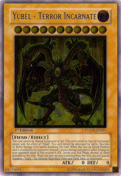 Yubel - Terror Incarnate [PTDN-EN007] Ultimate Rare | Odin's Place