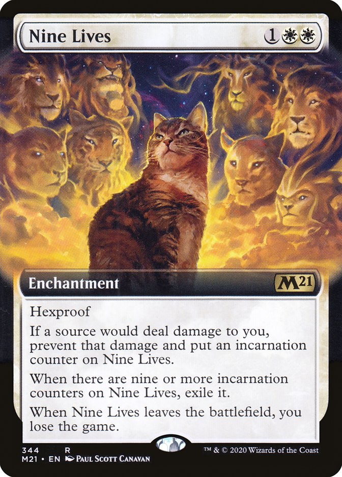 Nine Lives (Extended Art) [Core Set 2021] | Odin's Place