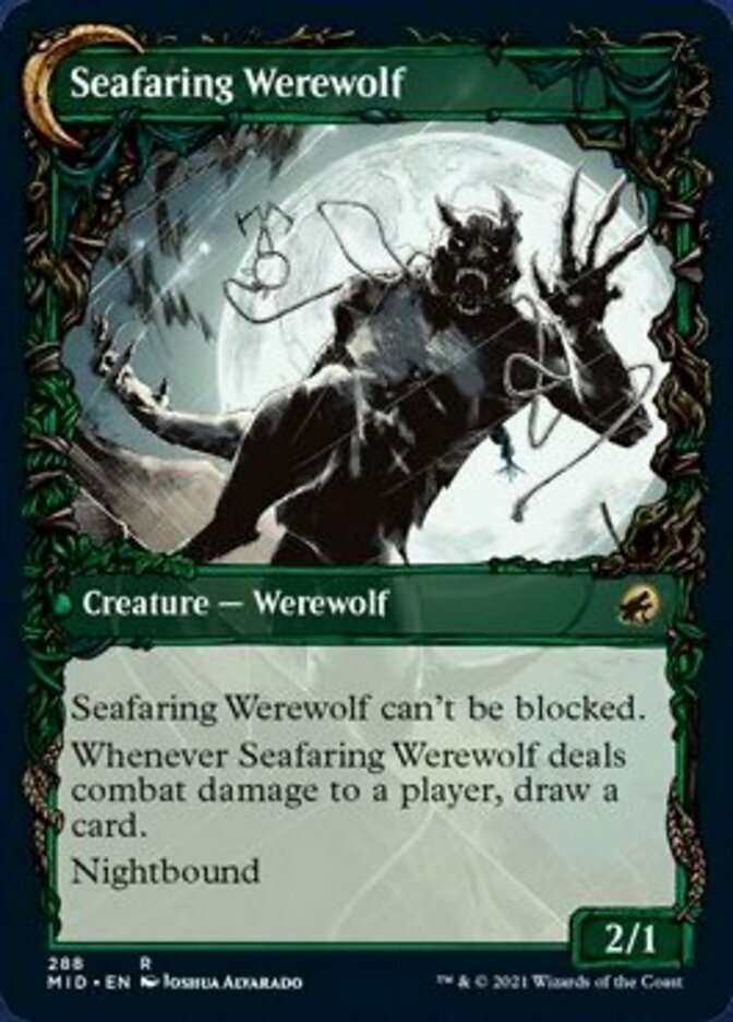 Suspicious Stowaway // Seafaring Werewolf (Showcase Equinox) [Innistrad: Midnight Hunt] | Odin's Place