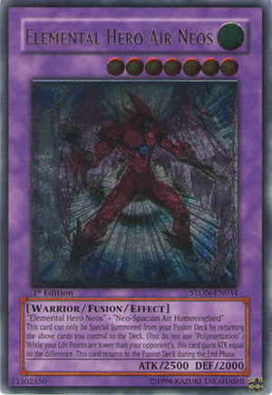 Elemental Hero Air Neos [STON-EN034] Ultimate Rare | Odin's Place