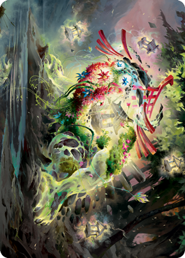 Go-Shintai of Life's Origin Art Card [Kamigawa: Neon Dynasty Art Series] | Odin's Place