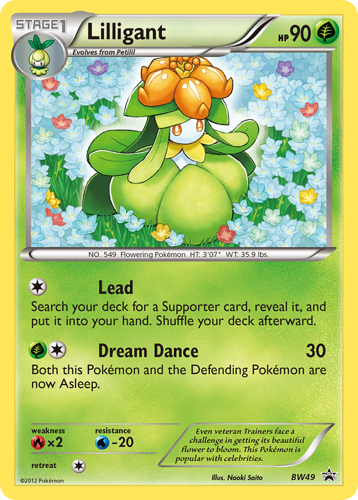 Lilligant (BW49) [Black & White: Black Star Promos] | Odin's Place
