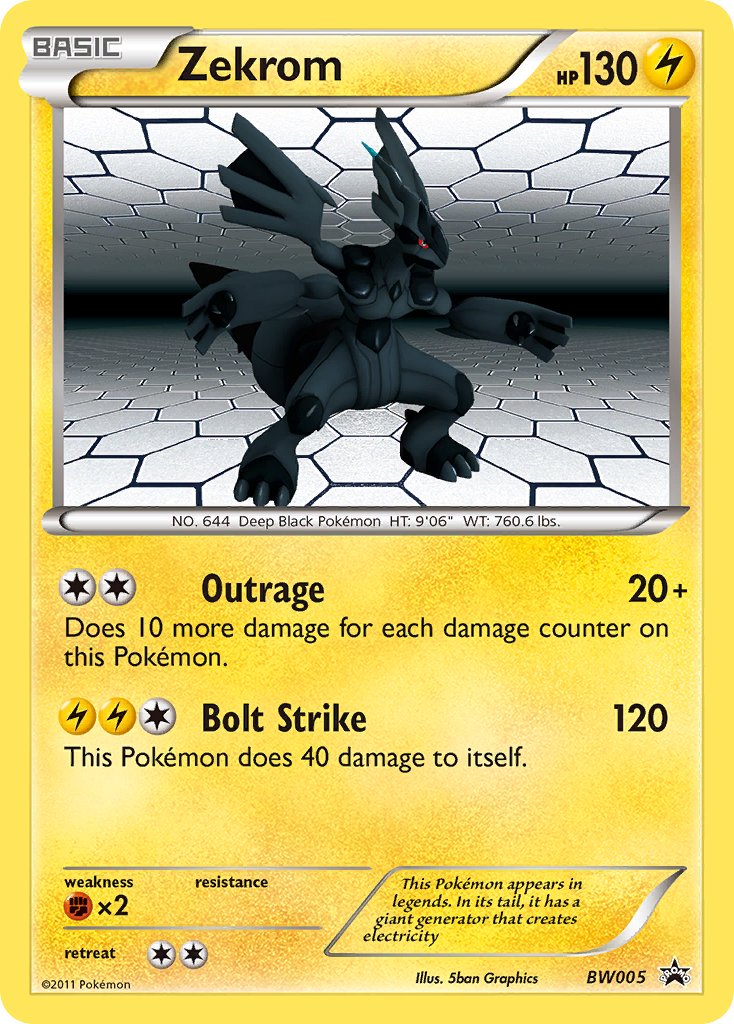 Zekrom (BW005) [Black & White: Black Star Promos] | Odin's Place