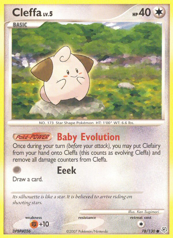 Cleffa (78/130) [Diamond & Pearl: Base Set] | Odin's Place