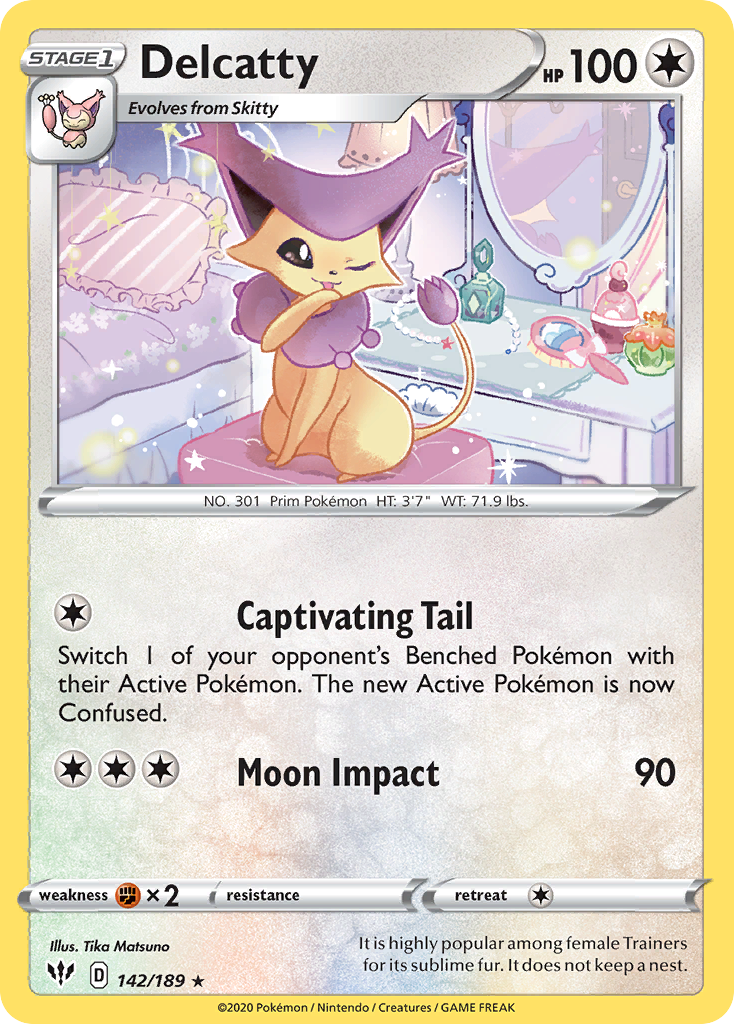 Delcatty (142/189) [Sword & Shield: Darkness Ablaze] | Odin's Place
