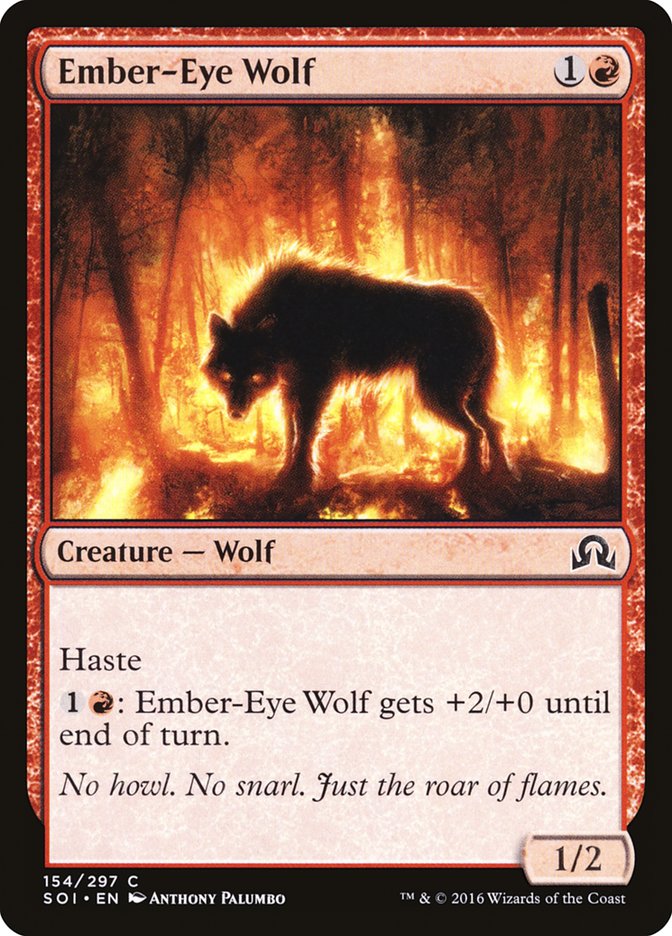 Ember-Eye Wolf (154) [Shadows over Innistrad] | Odin's Place
