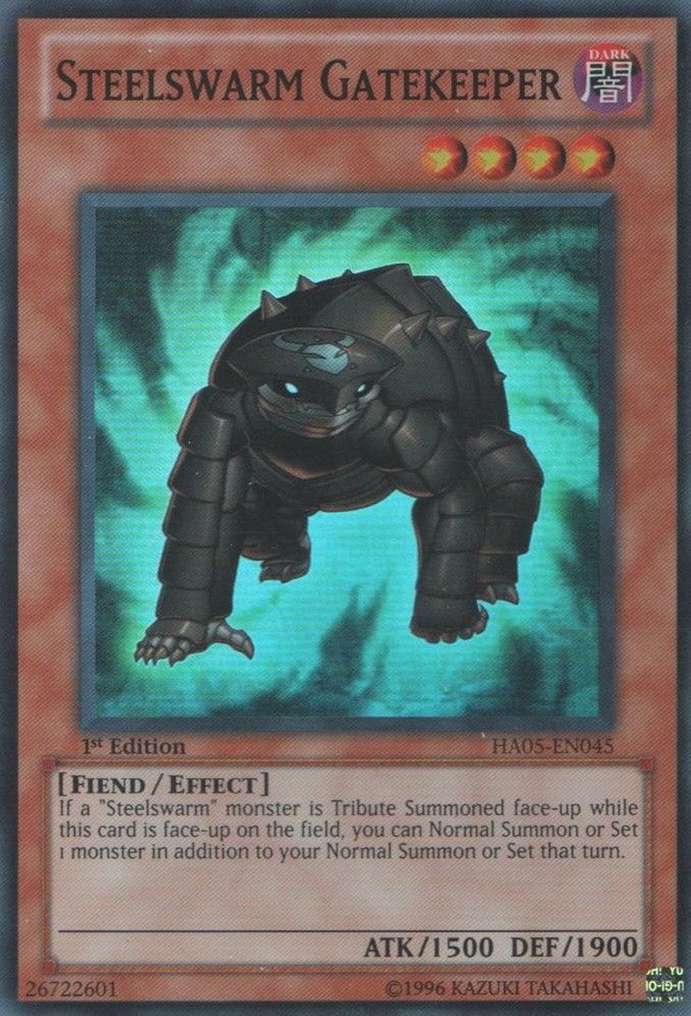 Steelswarm Gatekeeper [HA05-EN045] Super Rare | Odin's Place