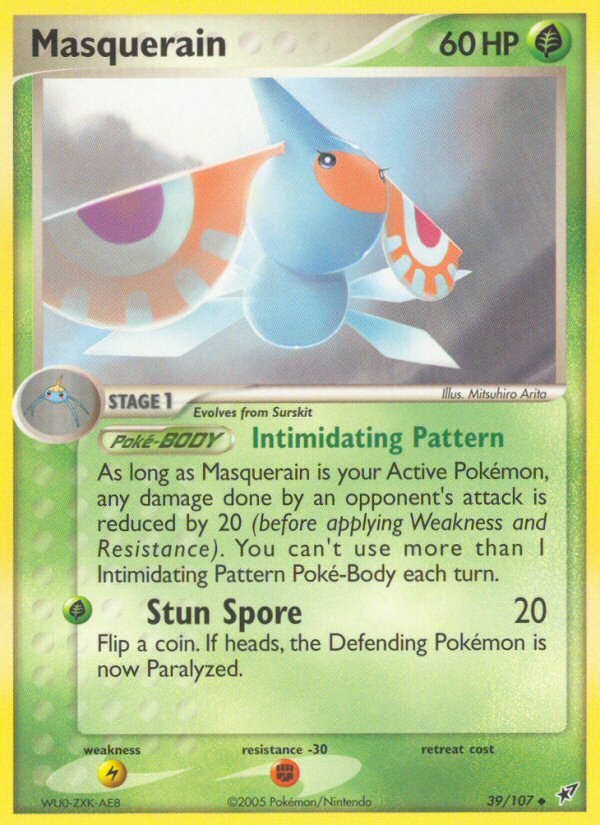 Masquerain (39/107) [EX: Deoxys] | Odin's Place