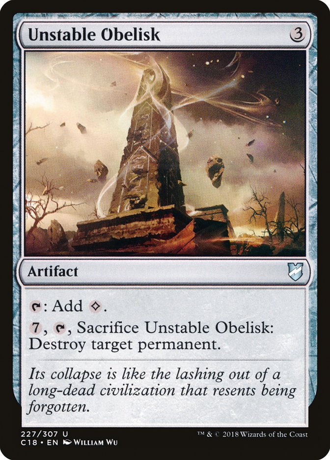 Unstable Obelisk (227) [Commander 2018] | Odin's Place