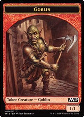 Goblin // Thopter Double-Sided Token (Game Night) [Core Set 2019 Tokens] | Odin's Place
