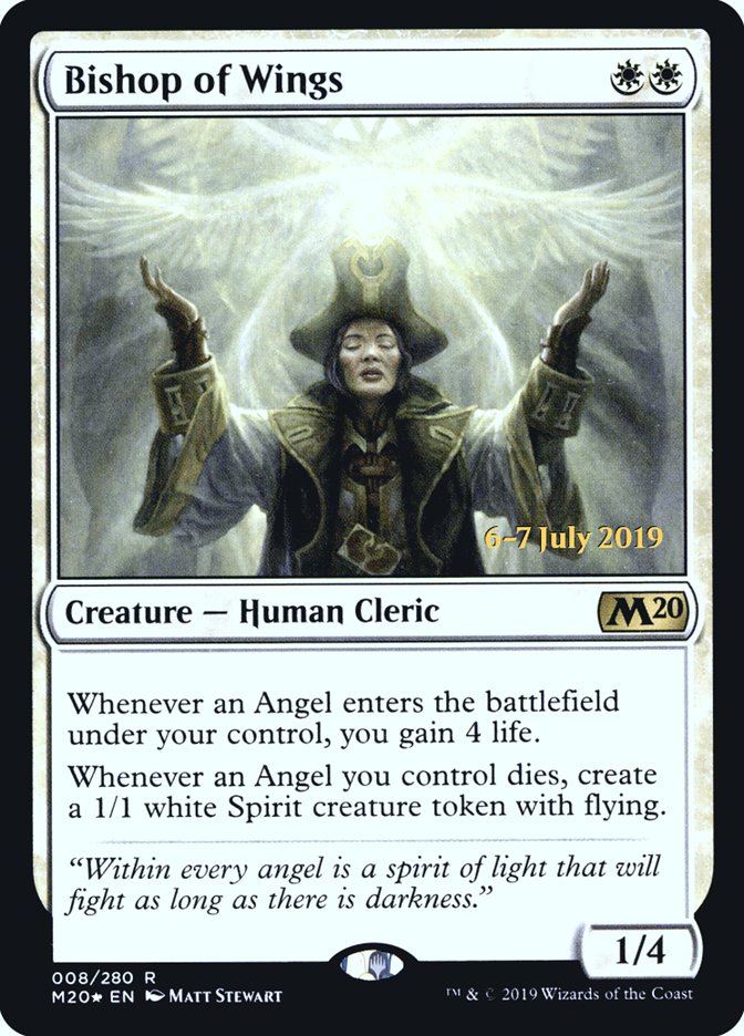 Bishop of Wings [Core Set 2020 Prerelease Promos] | Odin's Place