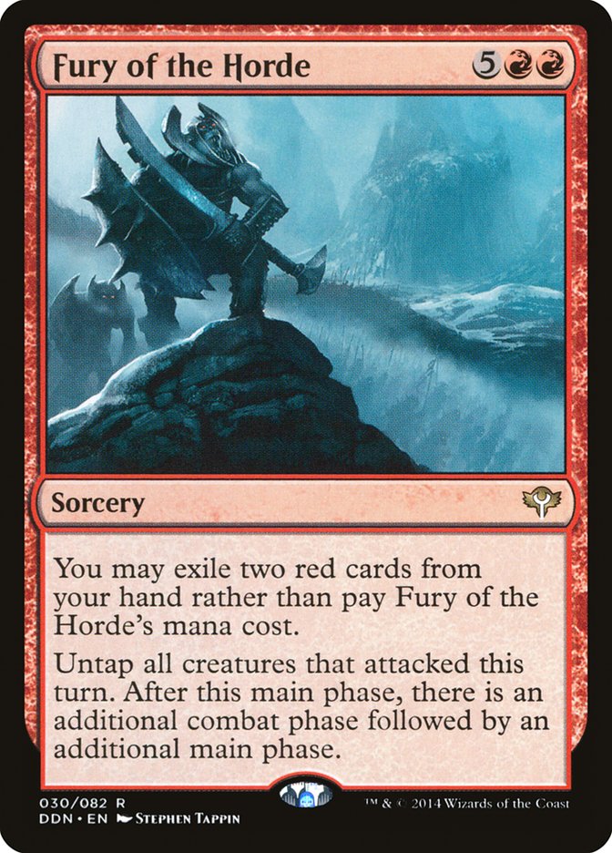 Fury of the Horde (30) [Duel Decks: Speed vs. Cunning] | Odin's Place