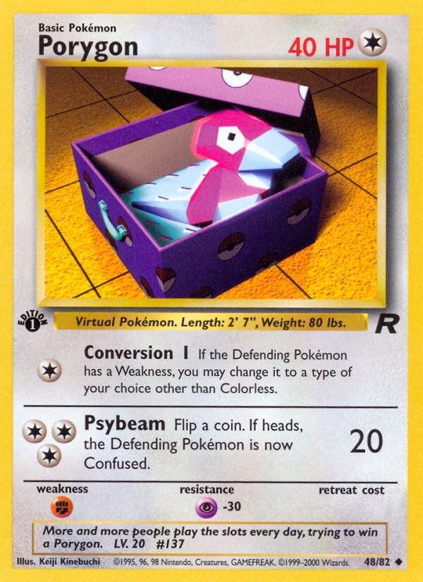 Porygon (48/82) [Team Rocket 1st Edition] | Odin's Place