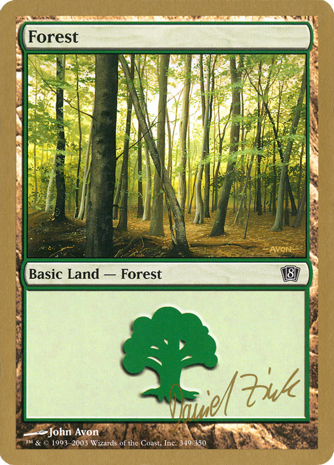 Forest (dz349) (Daniel Zink) [World Championship Decks 2003] | Odin's Place