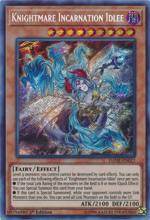 Knightmare Incarnation Idlee [DANE-EN017] Secret Rare | Odin's Place
