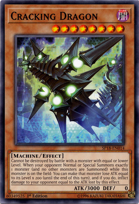 Cracking Dragon [SP18-EN014] Common | Odin's Place