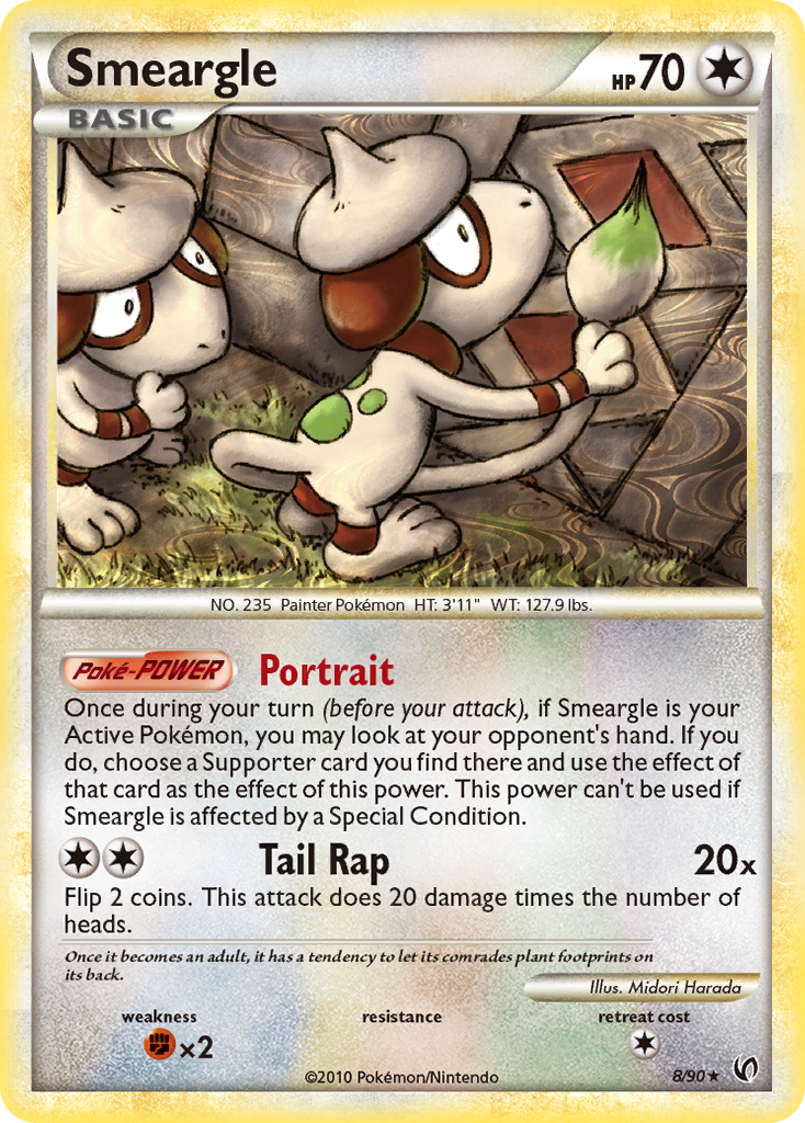 Smeargle (8/90) [HeartGold & SoulSilver: Undaunted] | Odin's Place