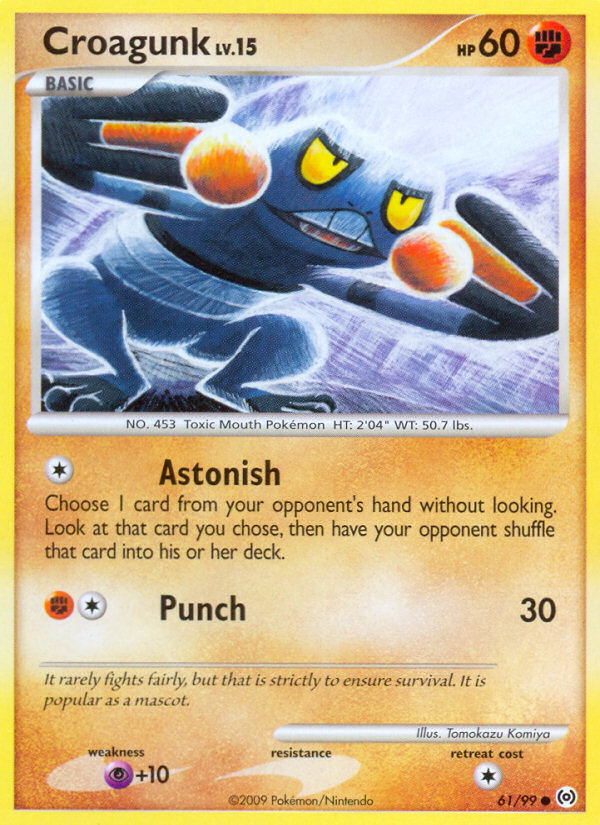 Croagunk (61/99) [Platinum: Arceus] | Odin's Place
