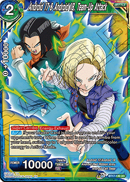 Android 17 & Android 18, Team-Up Attack (BT17-136) [Ultimate Squad] | Odin's Place