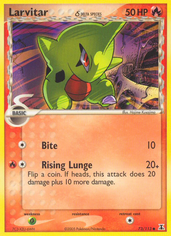 Larvitar (73/113) (Delta Species) [EX: Delta Species] | Odin's Place