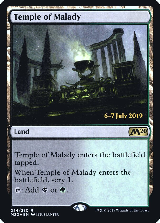 Temple of Malady [Core Set 2020 Prerelease Promos] | Odin's Place